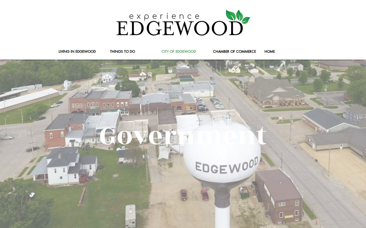 Official Edgewood city page with City Hall contact information